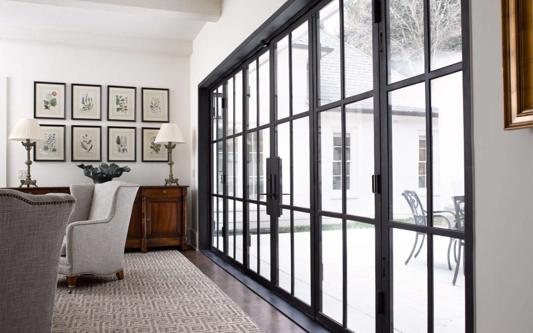 Puerta con cristal laminados